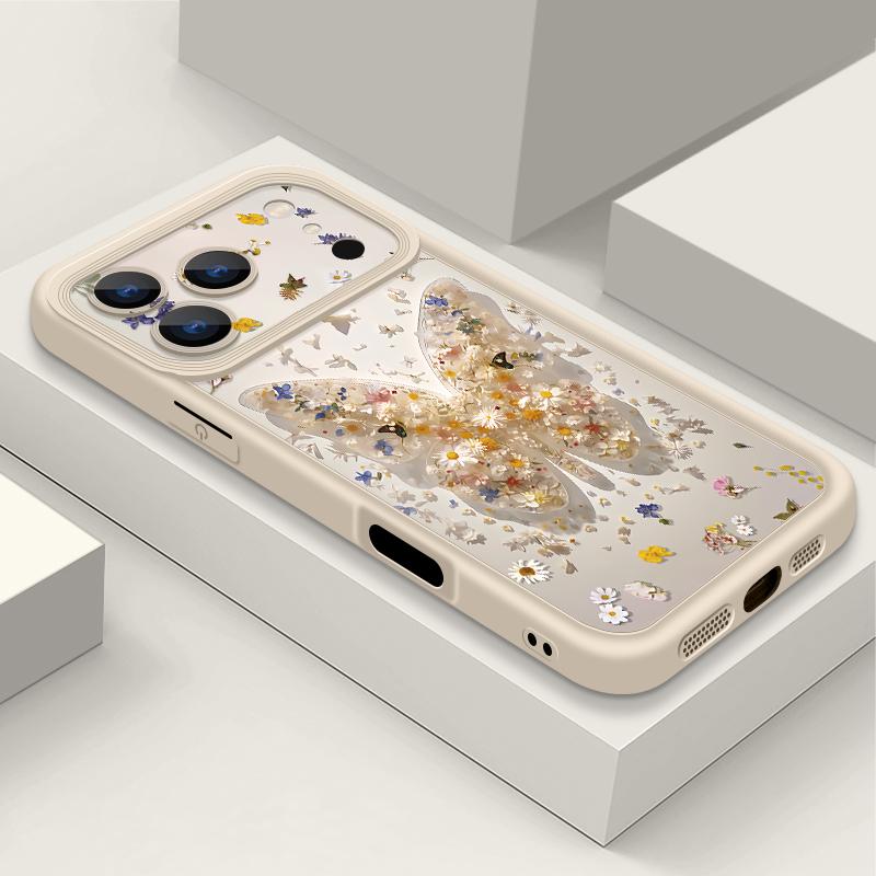 Soft TPU Phone Case For iPhone 17 Pro 15 16 Pro Max 14 13 Pro Max 16e 17e Shockproof Black Butterfly Printed Silicone Back Cover
