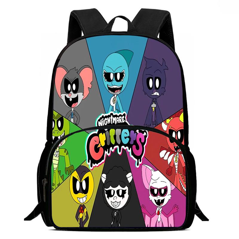 Lachende Crittersnig Htmare Peripherie Anime Rucksack Herren- Und Damen-Schultaschen