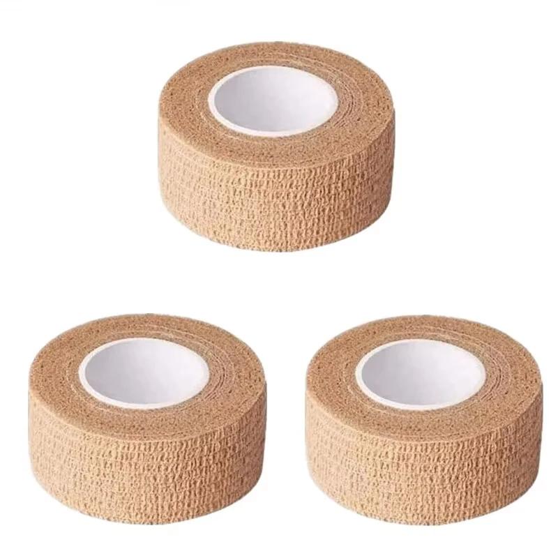 3pcs Self Adhesiv Disposable Elastic Bandages for Handle Tube Tightening Gauze Tape First Aid Tool Tattoo Accessories