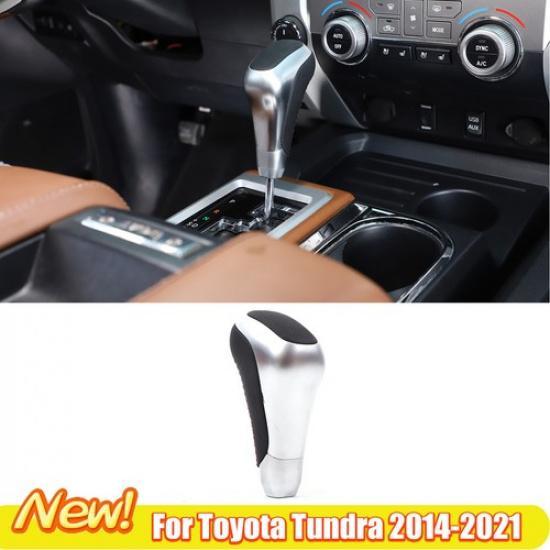 

Silver Gear Shift Knob Head Handle Replace For Toyota Tundra 2014-