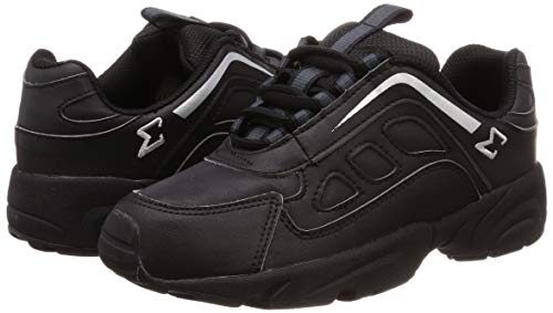 MoonStar Men's and Women's Green Star Sigma 201 Light Work Shoes, Recycled and Earth-Friendly, Black, Size 25.5 Cm, 4E