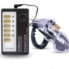 Male Chastity Device Super ABS Electric Shock Pulse Chastity Cage for Men Adult Bondage Toys