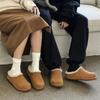 Small potato baotou Birkenstock half slippers winter new soft-soled velvet thermal cotton shoes