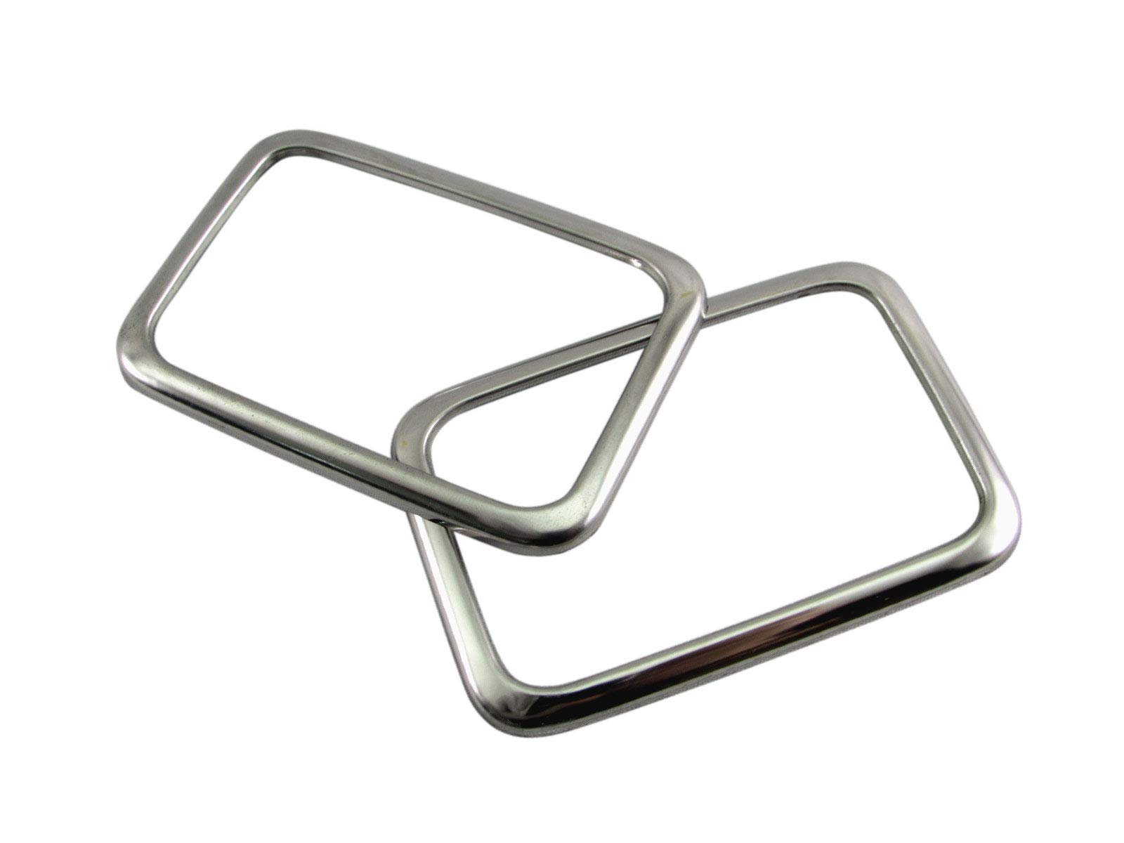 BRIGHTZ Mirror Stainless Steel Plated Speaker Rings for and VXFA55 VXF LS Part 32593 Ultra-High (2-Piece Set) LS500, VXFA50, (VXF, A50, A55, 50, 55,
