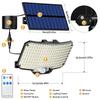 234 LED Solar Light with 3 Modes Motion Sensor Outdoor Solar Lamp Security Lights for Outside Yard Garden Fence Pathway Design