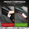 lmn1 2Pcs Leather Car Seat Gap Filler Strip Gap Plug For VW Golf Tiguan T-Roc Polo Passat ID.4 T-Cross ID.3 Taigo ID.7 Atlas Beetle