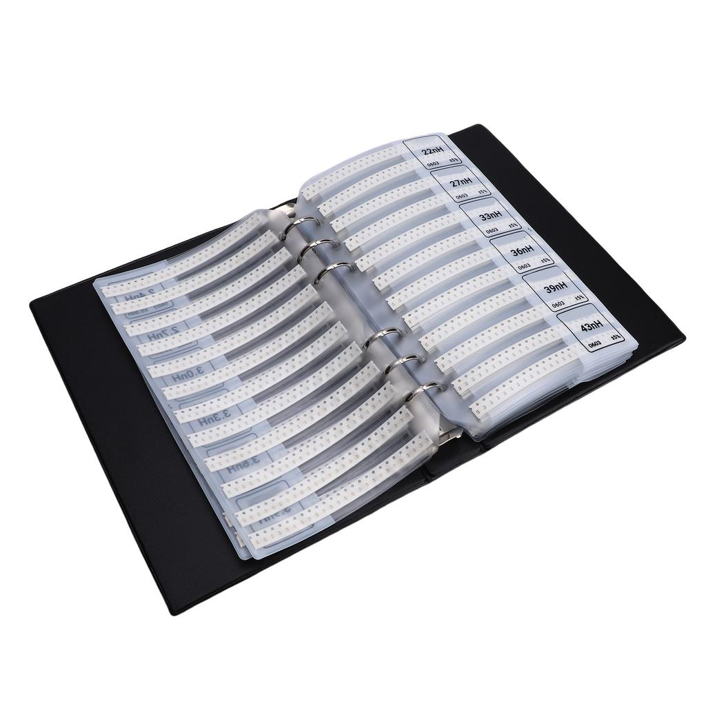 0603 Inductor Sample Book 64Valuesx50Pcs Multilayer Inductor Assorted Kit for Proofing Repair Teaching Experiment