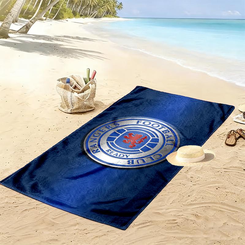 Toalla de Playa Rangers FC, Toalla de Playa Multiusos Perfecta para Acampar y Vacaciones en la Playa