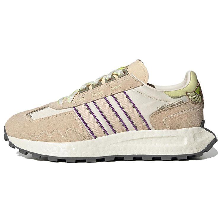 Adidas Originals Shock Absorbing Non-Slip Durable Low-Top Sports Casual Shoes Unisex Sneakers Off-White IF5410
