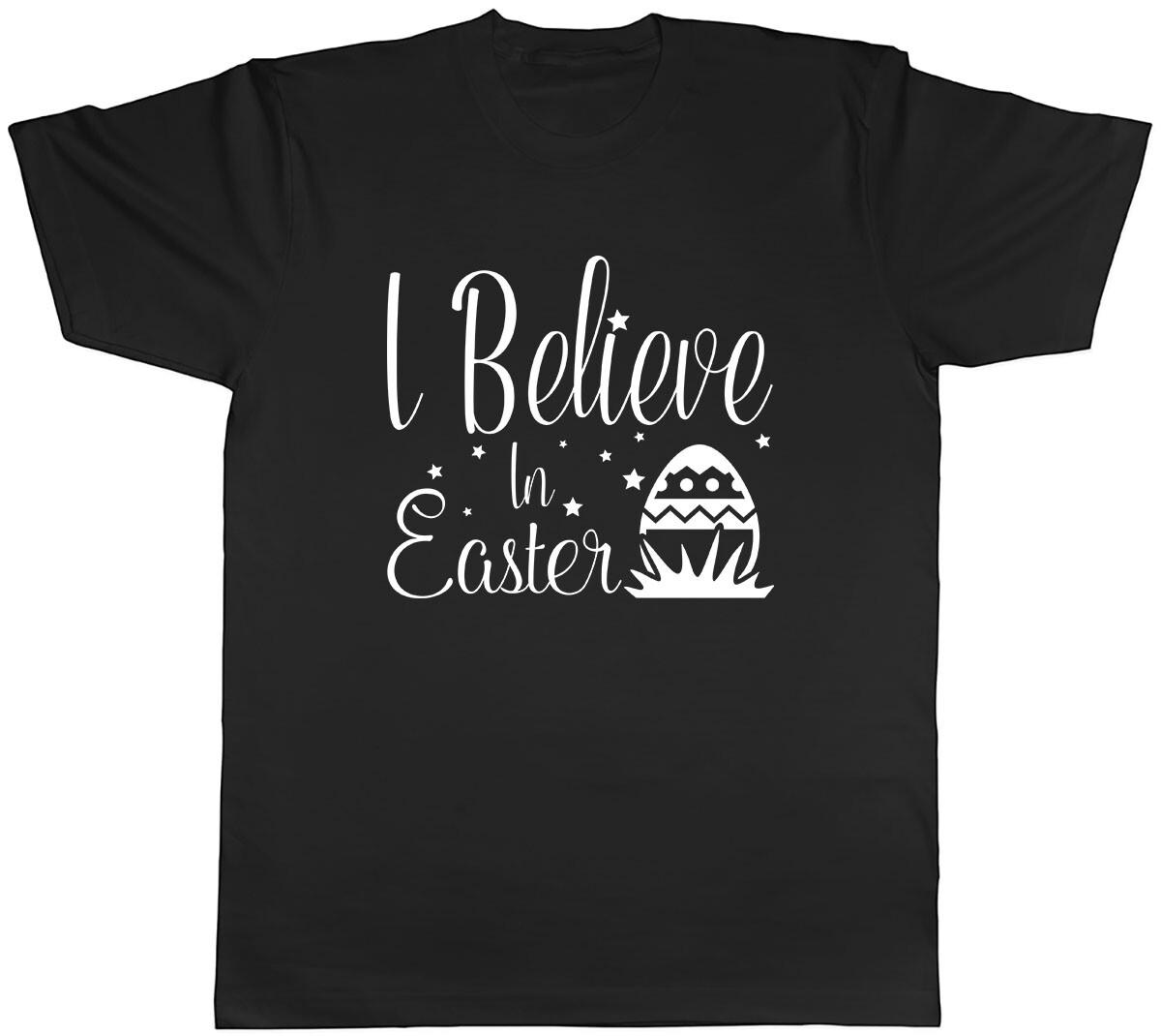 I Believe in Easter Mens Unisex T-Shirt Tee S