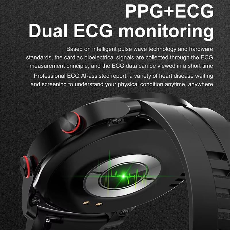 2025 New ECG+PPG Bluetooth Call Smart Watch Men Health Heart Rate Blood Pressure Fitness Sports Watches Man Sports Waterproof Smartwatch