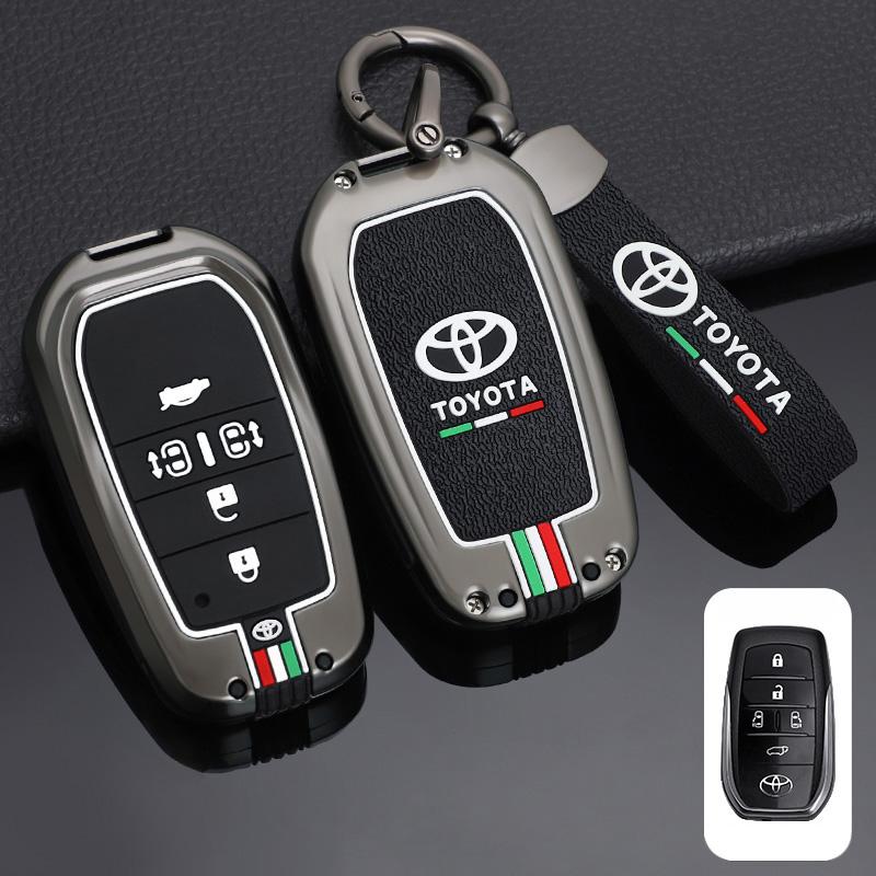 Car Remote Key Cover Case Shell For Toyota RAV4 Highland Coralla Hilux Fortuner Land Cruiser Camry Crown Keychain Accessories
