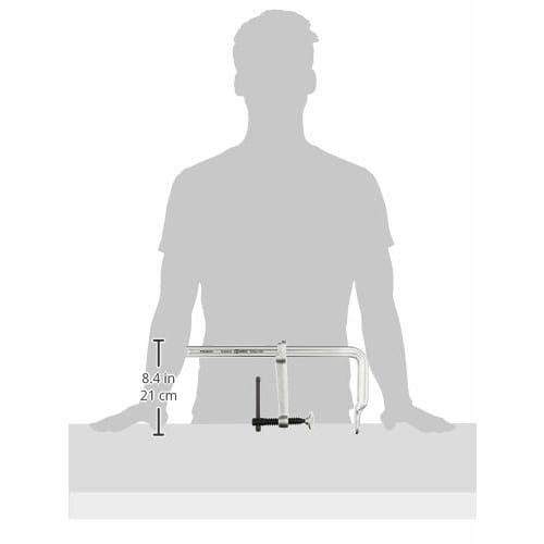 TRUSCO Ehoma Clamp, Iron Handle, Maximum Opening 300mm X Depth 140mm, G-30CS