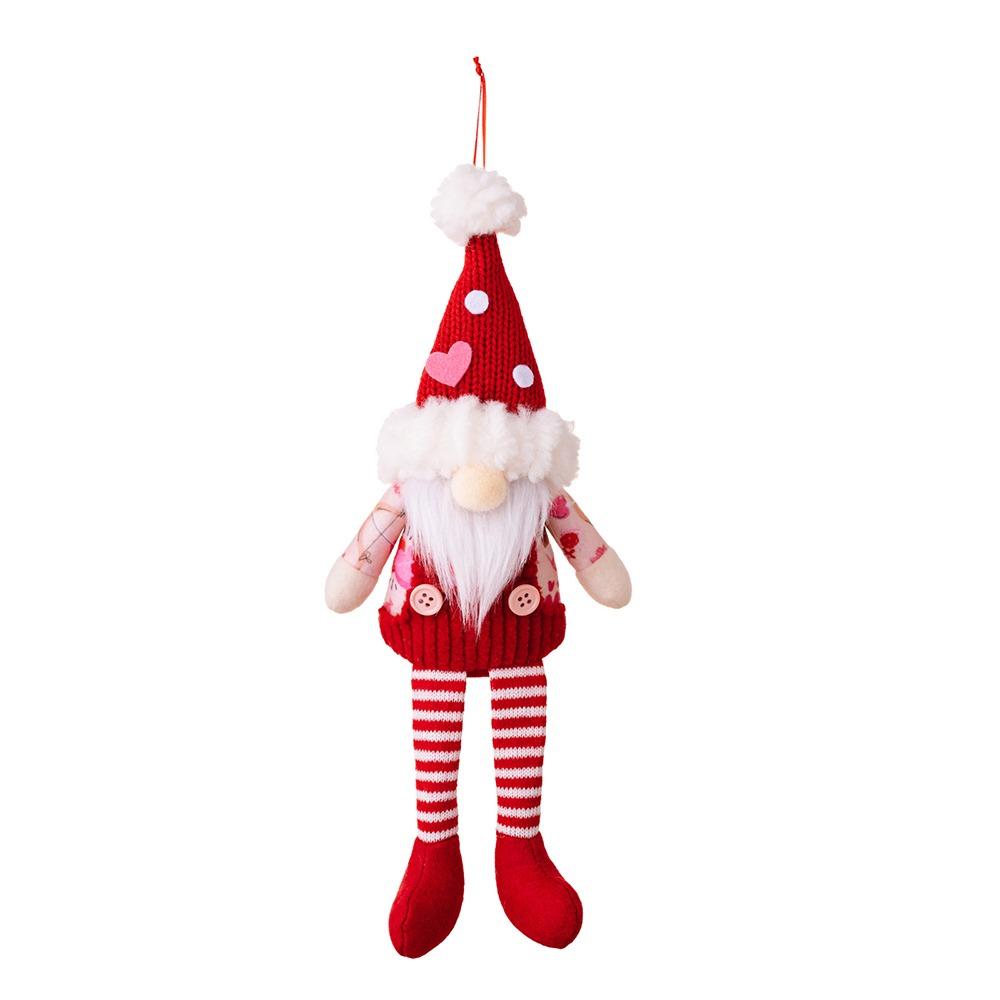 

Red Valentine s Day Gnome Doll Cute Gnome Hanging Ornaments Heart Gnome Plush Doll Party Favor Boy