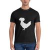 DPAINTouscap Polishes Chicken Men's Cotton Crewneck T-Shirts, Casual Shirts