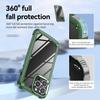 For iPhone 16 Pro Max Case Hybrid PC+TPU Back Phone Cover with Alloy Lens Frame