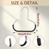 2/5Pcs Durable Circle Ring Hat Hanger Closet Hat Hanger Baseball Cap Rack Organizer Hat Hanging Holder Scarf Towel Tie Storage