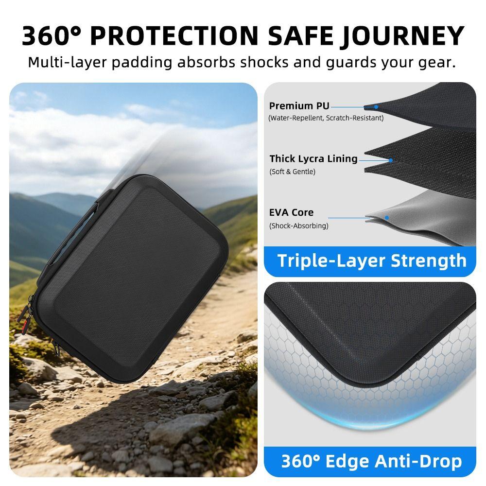 Carry Handle Storage Bag Portable Organizer Pouch for Insta360 X6 Action Camera Accessories