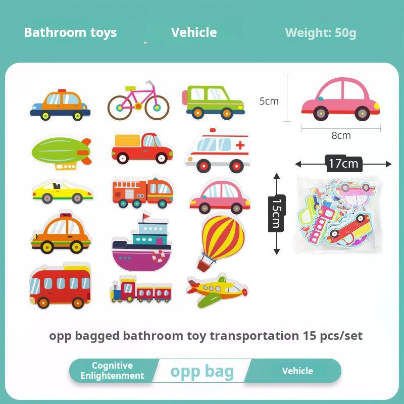 23 Parça Banyo Su Oyuncağı Yapışkan Duvar Şehir Trafiği Araba Yol Raylı Yapboz Vinil 0-3 Yaş 3-6 Yaş 6-12 Yaş 12+ Yaş 14+ Yaş Banyo Özellikleri