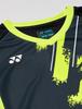 YONEX J120 Short Sleeve Game Black Shirt, Kids, (007)