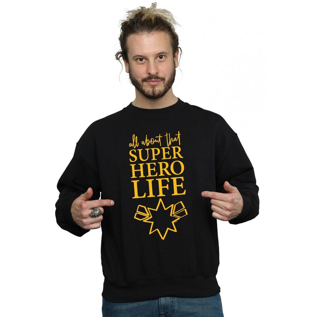 Marvel Mens Avengers Endgame Superhero Life Sketch Sweatshirt