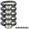 Powerful LED Sensor Headlamp USB Rechageable Headlight Led Head Torch Camping Search Light with Built-in Battery Fishing Lantern