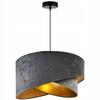 Hanging Lamp Ceiling Chandelier Golden Velvet Lampshade
