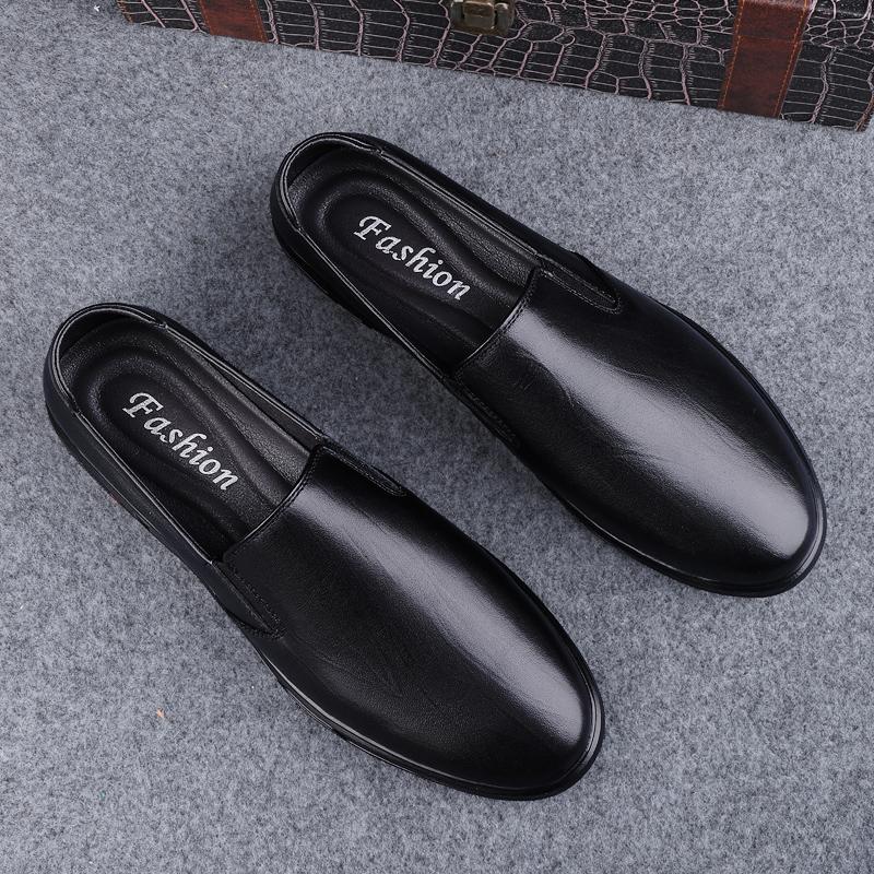 Fashion Luxury Brand Men Genuine Leather Casual Shoes Elegantes Business Office Loafers Man Driving Moccasins Comfortable Slip on Flats