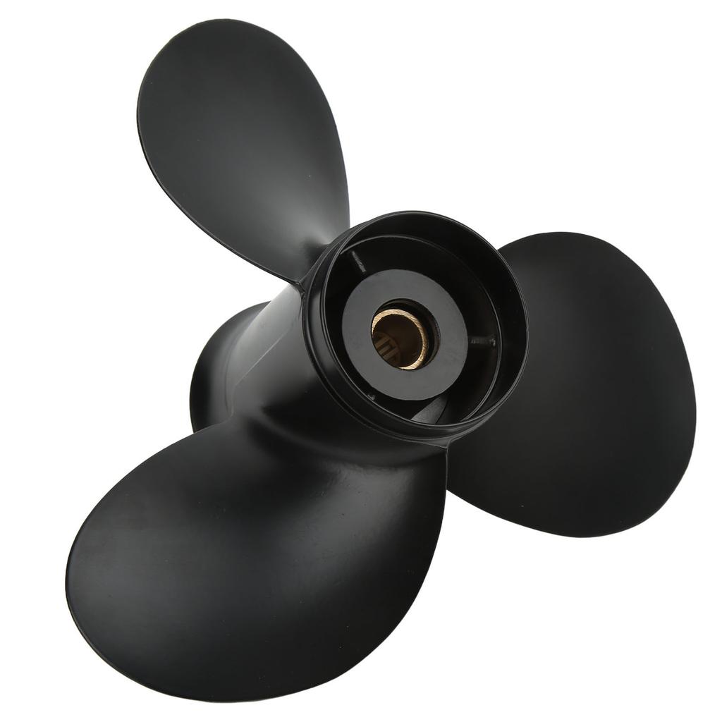 3 Blades Aluminum Alloy Marine Propeller 58100‑89L50‑019 High Strength 10 Spline Tooth Replacement for Outboard Engines