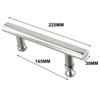Glass Door Handles Sliding Door Handles Stainless Steel Chrome Shower Door Knobs Anti-slip Handrail Closet Cupboard Door Pulls