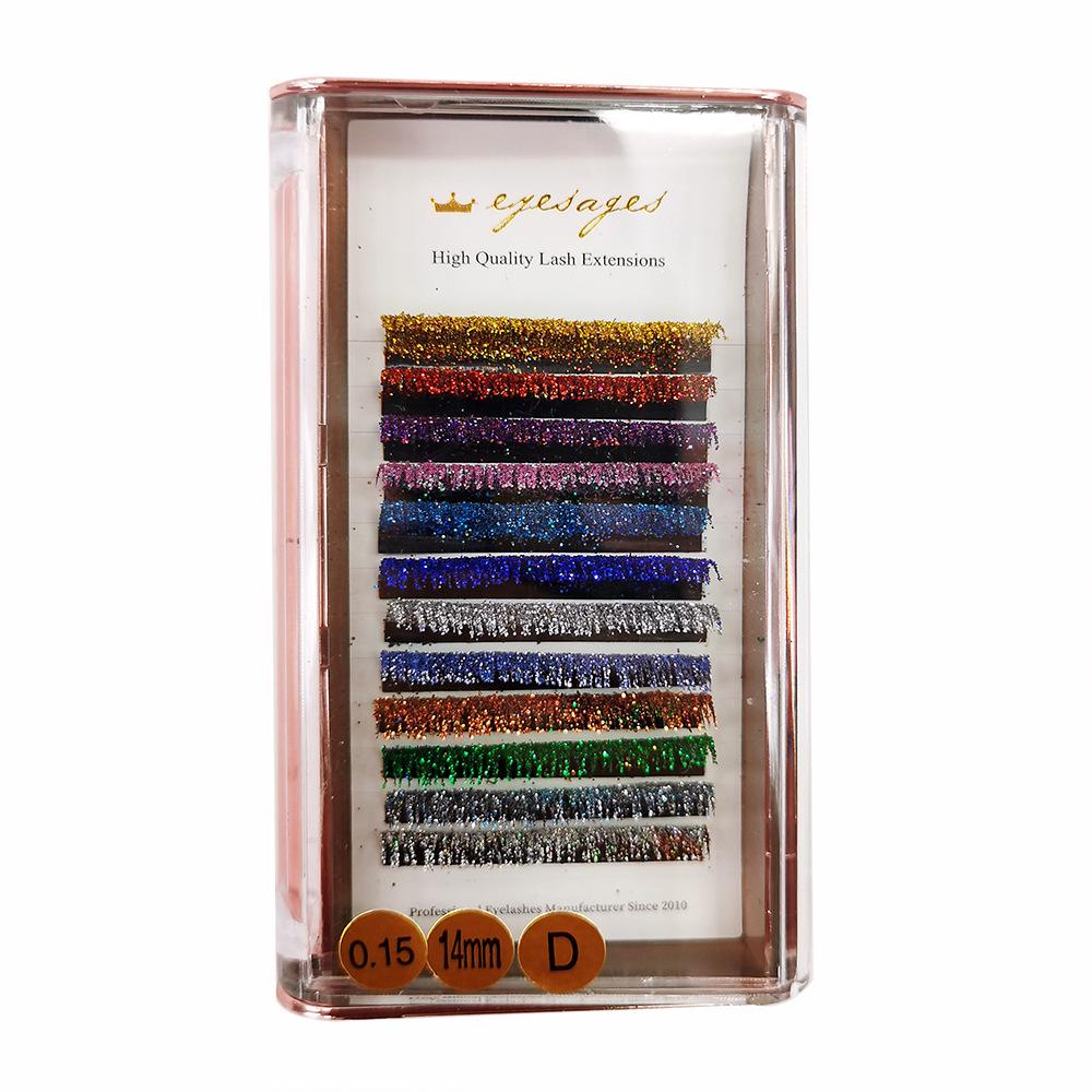 Colorful Sequin Glitter Fairy False Eyelashes – Exclusive Holiday Edition