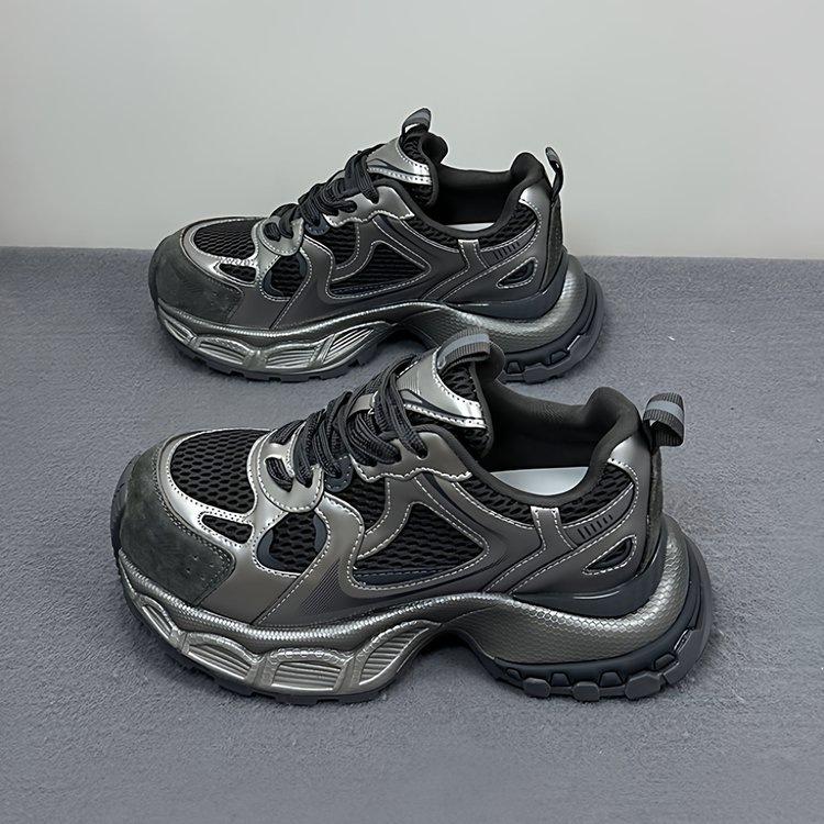 Retro huge good-looking dad shoes women's 2025 new shoes women's shoes winter velvet warm sneakers running shoes