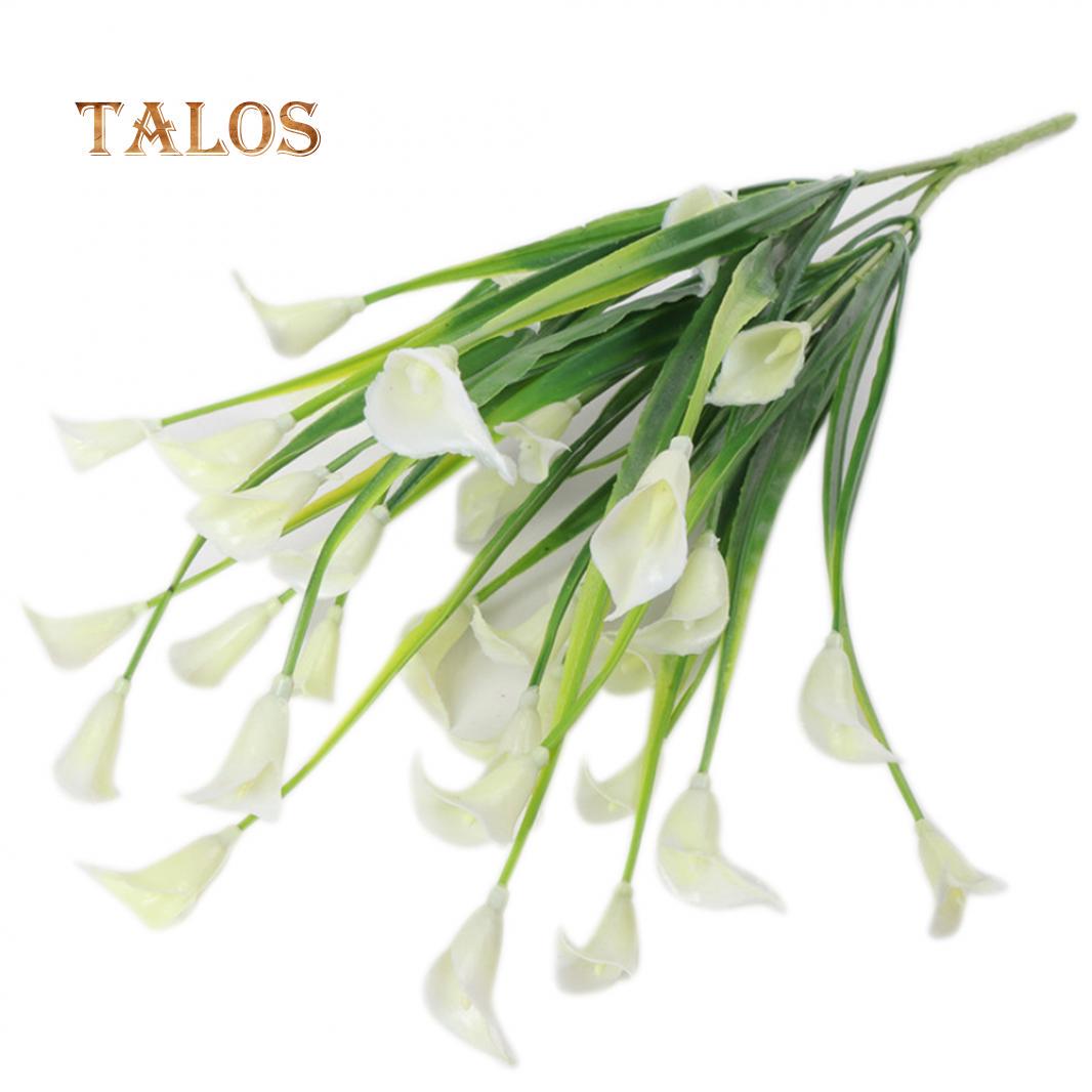 

Букет искусственных цветов калл - 5 веток белый