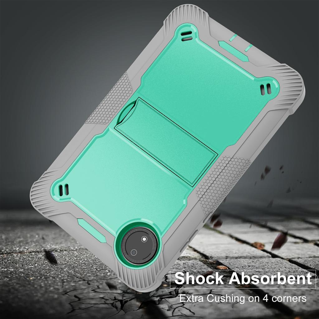 For Xiaomi Redmi Pad SE 4G 8.7 inch Case Silicone+PC Tablet Protective Cover with Kickstand