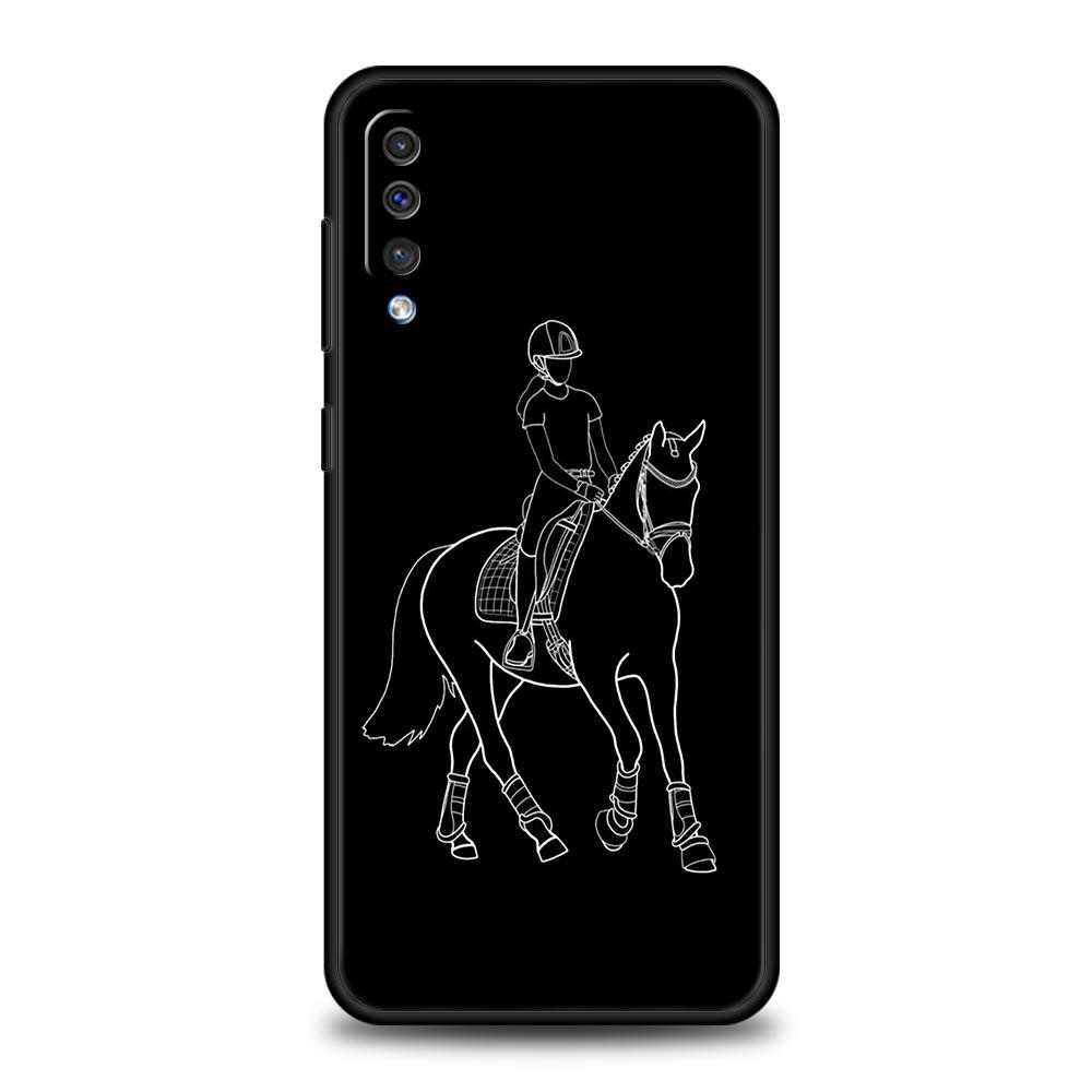 Animal Horse Phone Case For Samsung Galaxy A56 A36 A26 A34 A17 A16 A06 A14 A12 A54 A72 A70 A30 A24 A22 A20e A52 A50 A40 A32Cover
