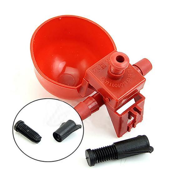 5 Pcs Poultry Chicken Duck Feeder Automatic Water Drinking Cup Bowl Fowl Drink