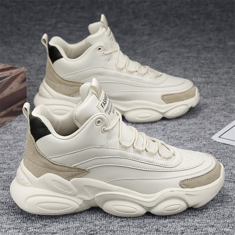 Herren Casual Sneaker Rutschfest Stoßdämpfung Bequem Lässig Atmungsaktiv Sportliche Plateau-Schuhe für Herren 2024 Frühlingherbst