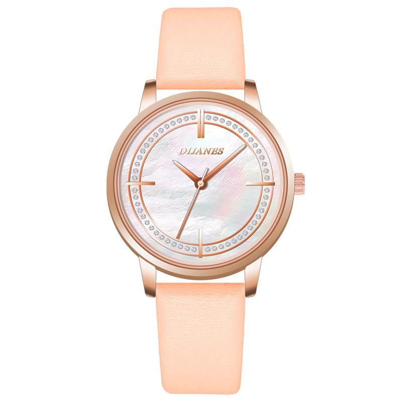 Dijanes Diamond-Encrusted Fashion Women'S Watch Big-Name Niche Retro Quartz Trend Watch Women'S Watch