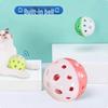 Colorful 3.8cm Plastic Toy Ball with Bell for Cats, Dogs, and Parrots