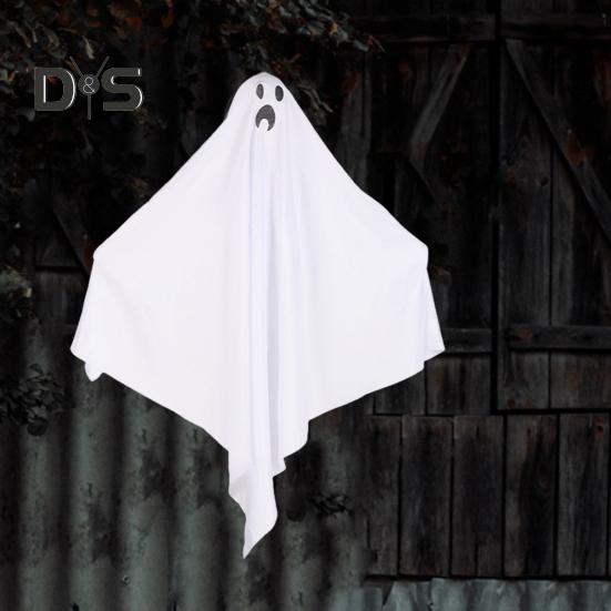 Halloween závěsný duch strašidelný LED svítí na baterie napájený létající duch venkovní dekorace pro strašidelný dům party rekvizita