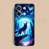 Fashion Wolf Mobile Phone Case for Xiaomi Redmi Note 14 13 12 11 S Pro Plus 4G 5G Colorful Printing Cover Luxury Pretty