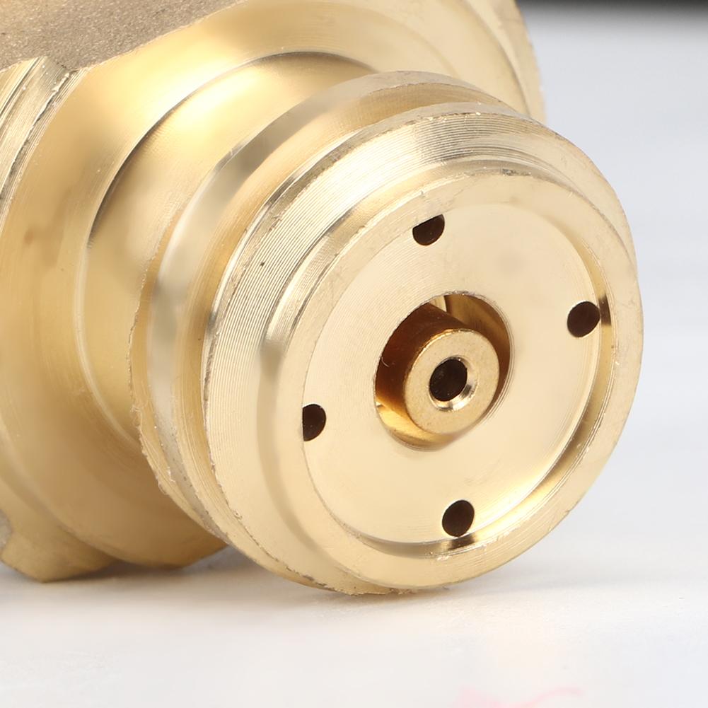 CO2 Cylinder Refill Adapter Female Thread G1Celsius2 to Male Thread TR21-4 for Soda (Gold )