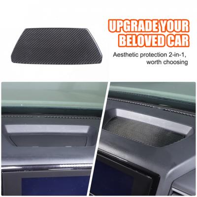 Carbon Fiber Passenger Side Dashboard Slot Mat Sticker For Nissan Frontier 24-25