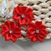 Cm Strass Polyesterband Handgenähte Stoffblume DIY-Accessoire für Kleidung Kopfbedeckung