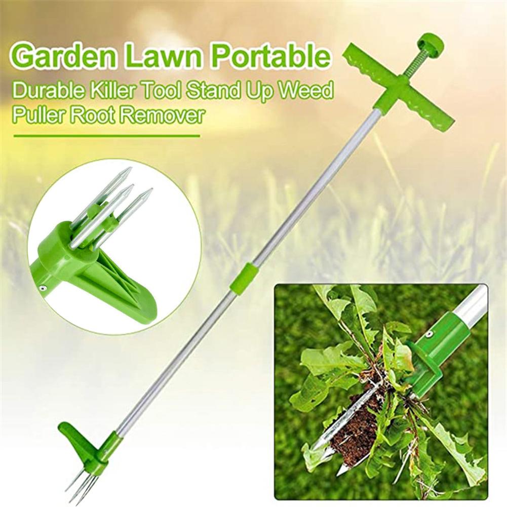 Portable Weed Remover Long Handle Yard Grass Root Garden Lawn Weeder Puller Tool for Household Garden Accessories