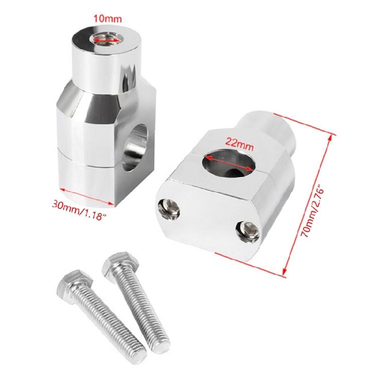 Motorrad Lenkererhöhung Klemme Erhöhung Halterung 25mm 22mm Universaladapter
