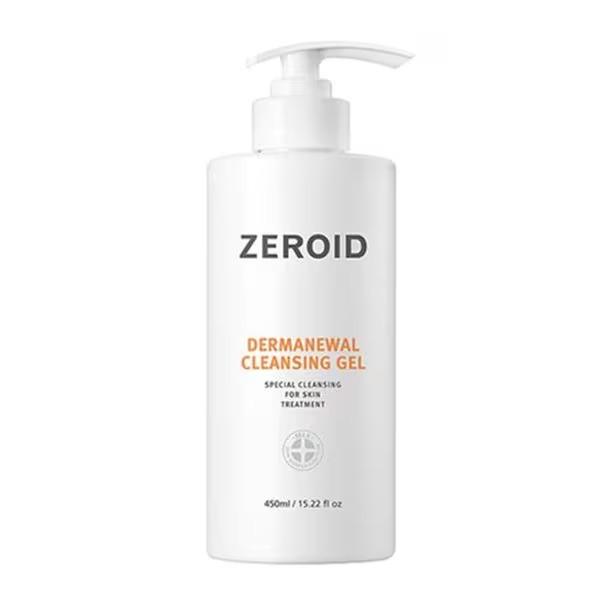 Zeroid Dermanewal Cleansing Gel Low-pH Mild Exfoliating Face Wash 450ml