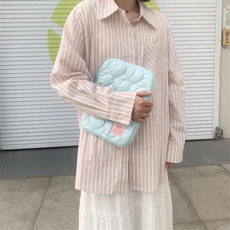 Koreanische Herzförmige Mehrfarbige Macaron Laptop-Tasche & iPad Hülle (15" & 11")