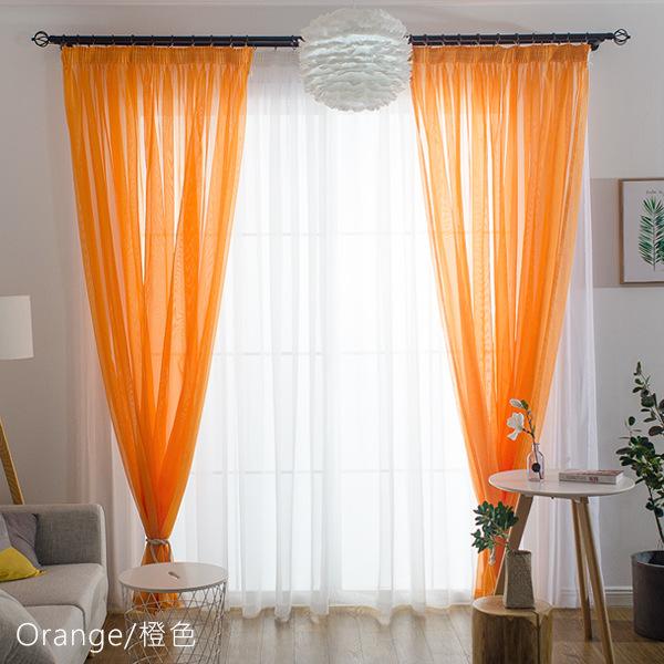 Romantic Home Decor Rose Voile Perspective Curtains Living Room Window Tulle Only Screening Curtain With Light Filtering Polyester Perfect For