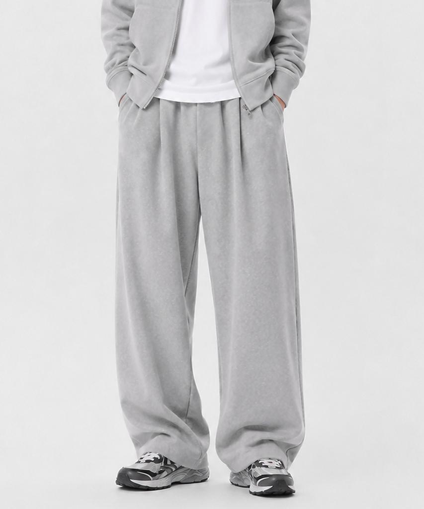Forder Fit Pintuck Wide Sweatpants _2 Colors